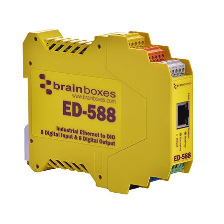 数字IO模块 - ED-588 - Brainboxes - 以太网 / RS485 / TTL