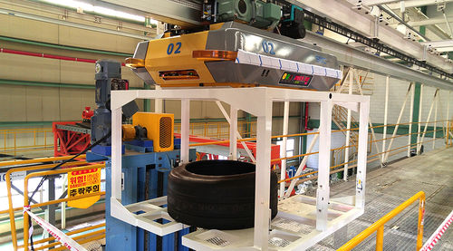 单轨道桥式起重机 - EMS - Shin Heung Machine Company (SMC)