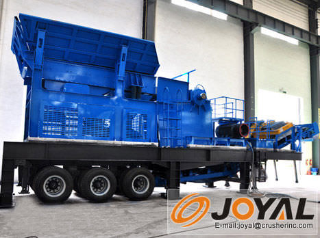 钳口式破碎机 - YG938E69 - Shanghai Joyal Machinery Co., Ltd. - 移动式 / 轮胎式