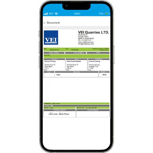 管理移动应用 - LOAD 'N SIGN - VEI - Android 安卓 / 用于智能手机