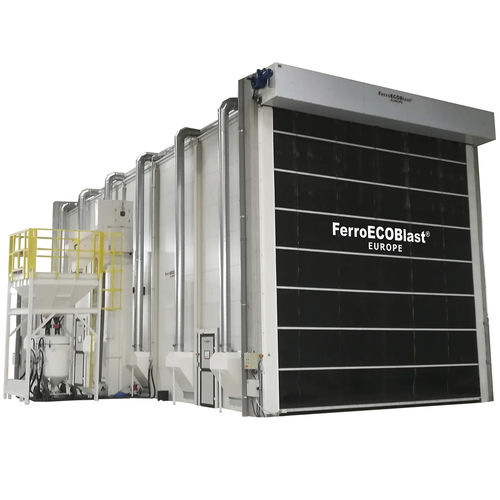 压力式喷砂间 - FerroECOBlast - 手动 / 传送带式 / 不锈钢