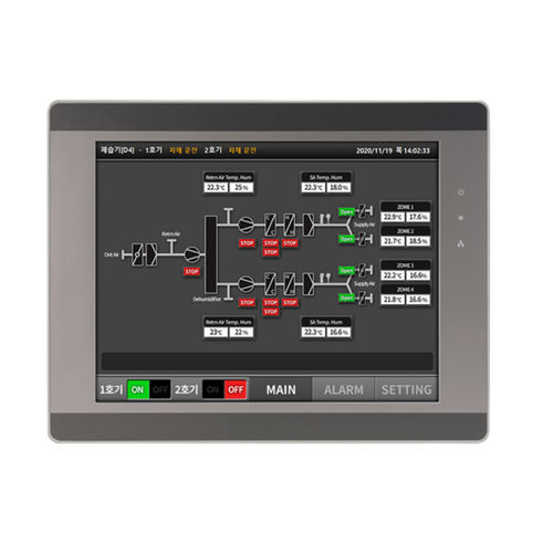电容触摸屏式HMI终端 - THCL12 - Seungil Electronics - 面板式 / 1024 x 768 / Intel® Celeron®