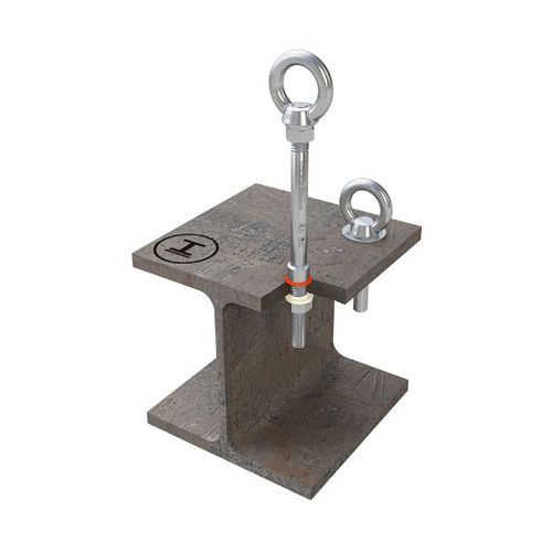 不锈钢防坠落锚定装置 - ABS-Lock III-ST - SafetyConcept s.a. - 用于钢材 / 用于屋顶