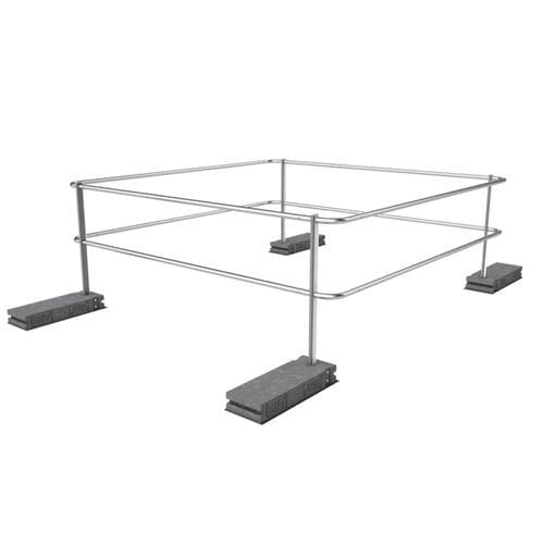 重型底座护栏 - ABS Dome OnTop Weight - SafetyConcept s.a. - 平屋顶