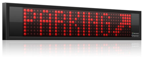LED式显示屏 - A2 - RGB Technology - 字母数字 / 高解析度 / USB