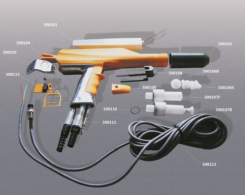 粉末喷涂喷枪 - Colo-03 Powder Coating Gun - Hangzhou color powder coating equipment ltd - 油漆 / 手动
