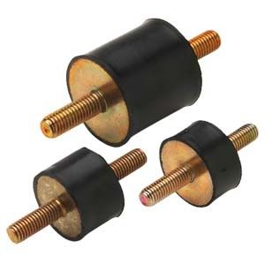 圆柱形抗震支架 - V12Z02MMM series - Advanced Antivibration Components - 橡胶 / 钢 / 螺纹