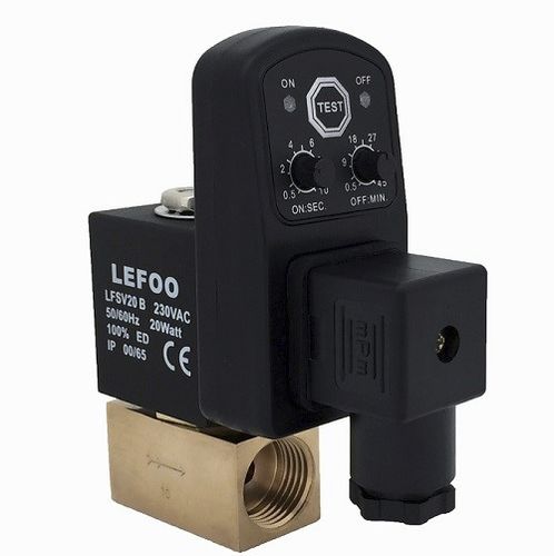 直动式电磁阀 - LFSV20-B - ZHEJIANG LEFOO CONTROLS CO., LTD - 双通 / 常闭 / 水