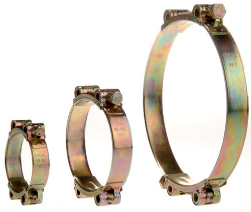 不锈钢卡箍 - IDEAL AUTOMOTIVE AND HOSE CLAMPS - 轴颈式 / 双 / 重载