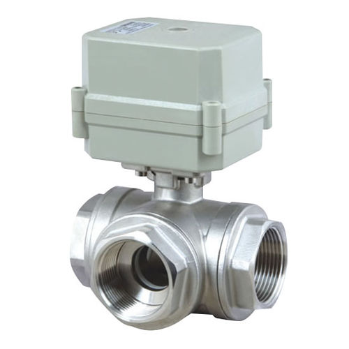 球形阀 - L type - Taizhou Tonhe Flow Control Equipment Co.,ltd - 用于水 / 不锈钢 / 3 通型