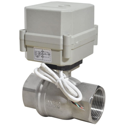 球形阀 - T32-S2-C - Taizhou Tonhe Flow Control Equipment Co.,ltd - 电动 / 流量控制 / 用于水