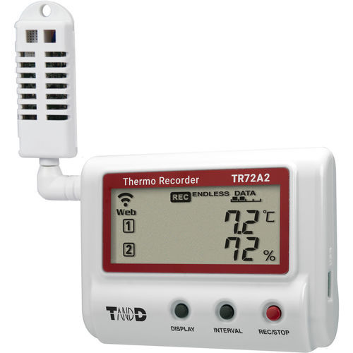 无线型数据采集器 - TR72A2 - T&D Corporation - 温度和湿度 / USB / LCD显示
