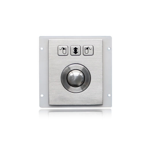 不锈钢轨迹球 - K-TEK-B65-25-OTB-DWP - Key Technology China Limited - 光学 / 面板式 / 1 inch (25 mm)