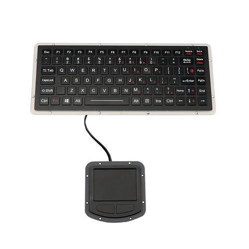 面板式键盘 - K-TEK-M270-FN-BL-NV-151B-DWP+M73TP - Key Technology China Limited - 鼠标双键 / 86 键式 / 带触摸板