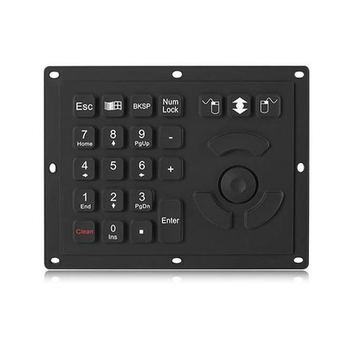 38键式数字键盘 - K-TEK-M160HP-KP-IL-SS - Key Technology China Limited - 面板式 / 硅类橡胶 / USB