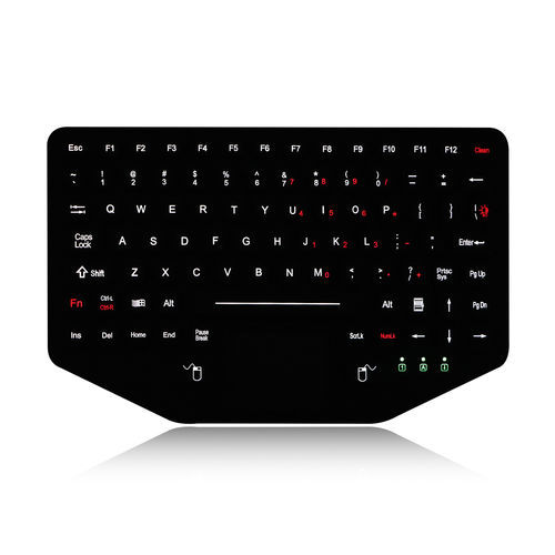 面板式键盘 - K-TEK-M275TP-FN-BL-NV-EMC-151B - Key Technology China Limited - 机械按键 / FN键 / 鼠标双键