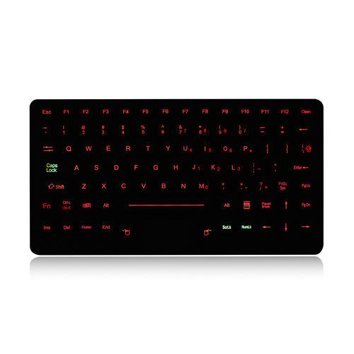 面板式键盘 - K-TEK-M276TP-FN-BL-ML-SS - Key Technology China Limited - FN键 / 鼠标双键 / 38 键式