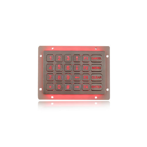 24键式数字键盘 - K-TEK-B120KP-24-AC-BL-DWP - Key Technology China Limited - 面板式 / 不锈钢 / IP65