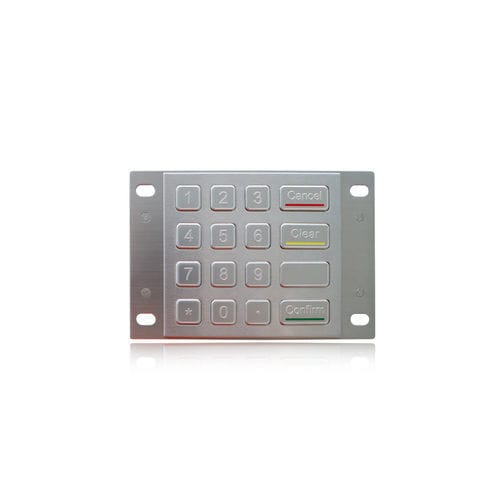 16键数字键盘 - K-TEK-B100-91.5KP-RP-IT-DWP - Key Technology China Limited - 面板式 / 金属 / 不锈钢