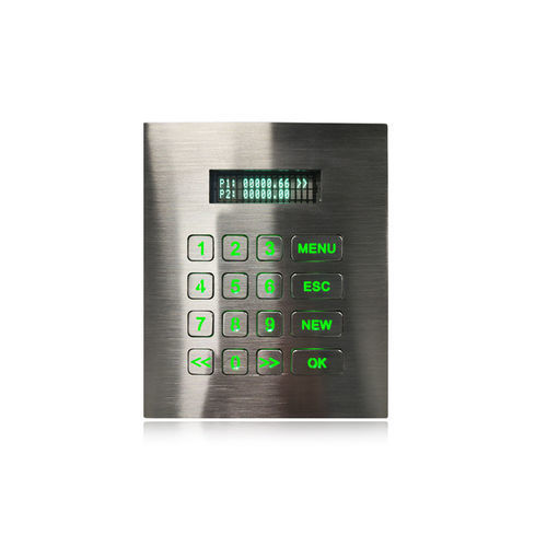 16键数字键盘 - K-TEK-B134KP-VFD-BL-DWP - Key Technology China Limited - 面板式 / 金属 / 不锈钢