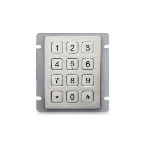 12键数字键盘 - K-TEK-A68KP-DWP - Key Technology China Limited - 面板式 / 不锈钢 / RS-232