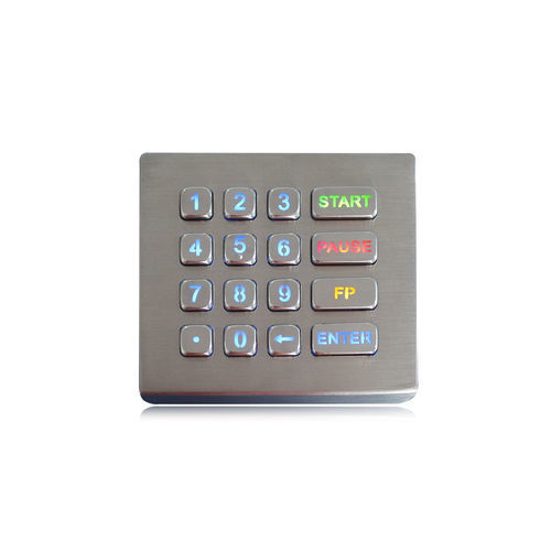 16键数字键盘 - K-TEK-A120KP-BL-DT-DWP - Key Technology China Limited - 台式 / 不锈钢 / RS-232