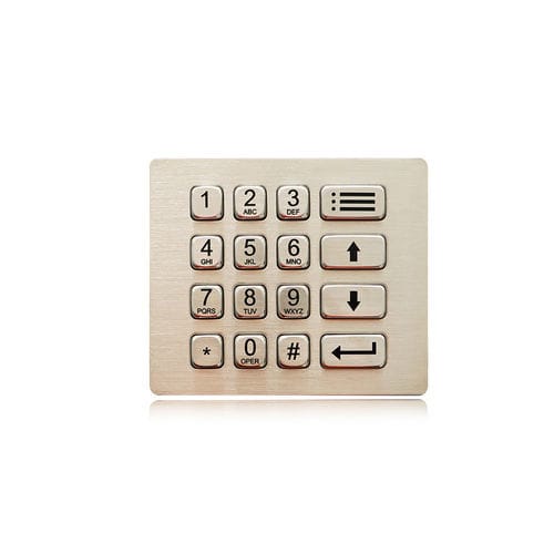 16键数字键盘 - K-TEK-A120KP-AC-DWP - Key Technology China Limited - 面板式 / 不锈钢 / IP66