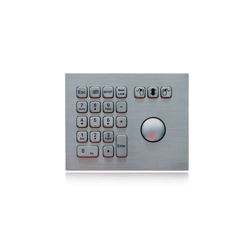 机械轨迹球 - K-TEK-A160TB-KP - Key Technology China Limited - 面板式 / 38 mm / USB