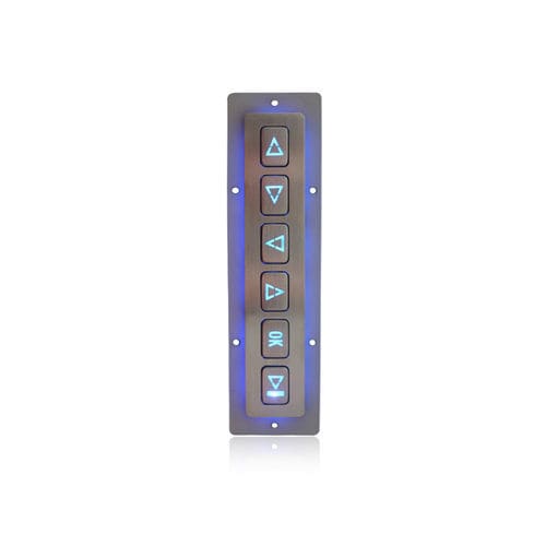 6键式数字键盘 - K-TEK-B160FK-6-AC-BL-DWP - Key Technology China Limited - 面板式 / 金属 / IP65
