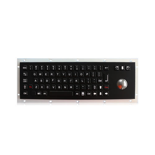 面板式键盘 - K-TEK-A343-OTB-BT-DWP - Key Technology China Limited - 鼠标三键 / 71 键式 / 轨迹球