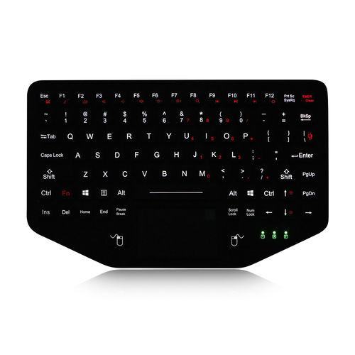 面板式键盘 - K-TEK-M284TP-FP-FN-BL - Key Technology China Limited - 机械按键 / FN键 / 鼠标双键