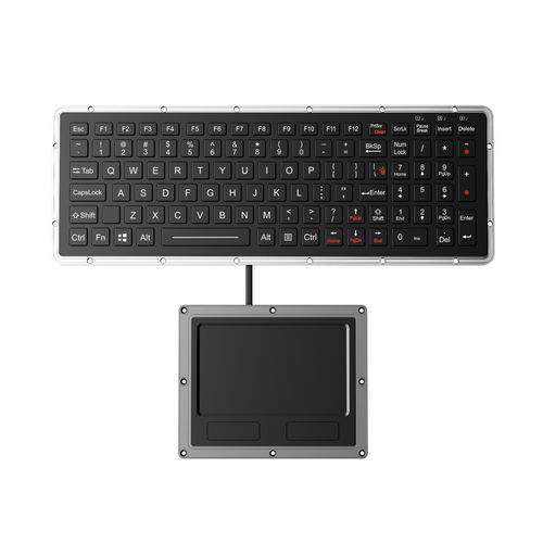 面板式键盘 - K-TEK-M327KP-FN-BL-IT-ML-DWP+M125TP - Key Technology China Limited - 机械按键 / 101键 / 鼠标双键