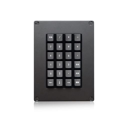 24键式数字键盘 - K-TEK-M129KP-MA-BL-ML - Key Technology China Limited - 面板式 / 铝合金 / USB