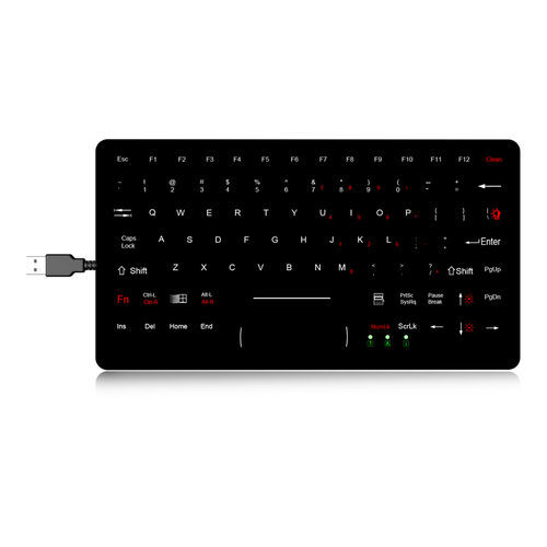 面板式键盘 - K-TEK-M281-DHP-FN-BL-NV-151B - Key Technology China Limited - 机械按键 / FN键 / 鼠标三键