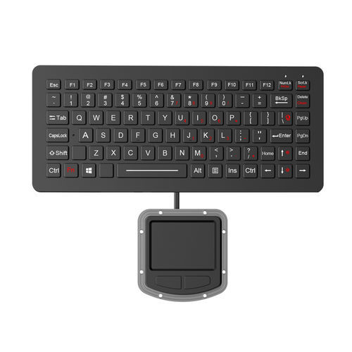 面板式键盘 - K-TEK-M282-122-FN-BL-IT-ML-DWP+M73TP - Key Technology China Limited - 机械按键 / 86 键式 / 鼠标双键
