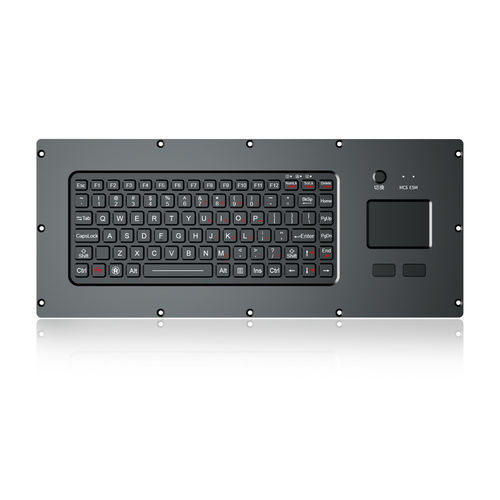 面板式键盘 - K-TEK-M420TP-FN-BL-NV-151B-BT+KVM - Key Technology China Limited - 机械按键 / 鼠标双键 / 87键式