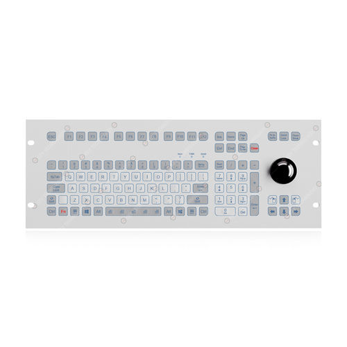 面板式键盘 - K-TEK-D483-178-MTB-KP-FN-SW - Key Technology China Limited - 隔膜 / 108 键式 / 轨迹球