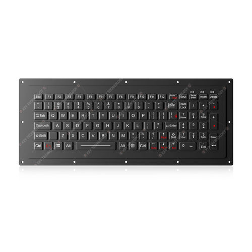面板式键盘 - K-TEK-M338-122KP-FN-BL-NV-151B-DWP - Key Technology China Limited - 机械按键 / 101键 / 用于运输业