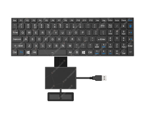 面板式键盘 - K-TEK-V340KP-FN-BL-FC-SC-DWP+TP85-DML-2K-FC - Key Technology China Limited - 剪刀式开关 / 鼠标双键 / FN键