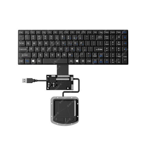 面板式键盘 - K-TEK-V340KP-FN-BL-FC-SC-ANA-151B-DWP+M73TP - Key Technology China Limited - 剪刀式开关 / 鼠标双键 / FN键