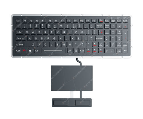 面板式键盘 - K-TEK-M327KP-FN-BL-IT-ML-DWP+TP80-DML-DWP+2KEY - Key Technology China Limited - 机械按键 / 101键 / 鼠标双键