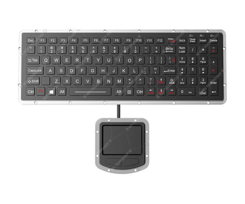 面板式键盘 - K-TEK-M327KP-FN-BL-NV-151B-DWP+M73TP - Key Technology China Limited - 机械按键 / 101键 / 鼠标双键