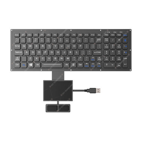 面板式键盘 - K-TEK-M340KP-FN-BL-FC-KC+TP85-DML+2K-FC - Key Technology China Limited - 碳接触 / 102键 / 带触摸板