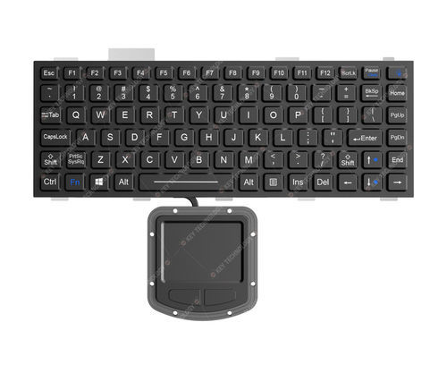 面板式键盘 - K-TEK-M300-108-FN-BL-FC-ML+M73TP - Key Technology China Limited - 碳接触 / 鼠标双键 / FN键