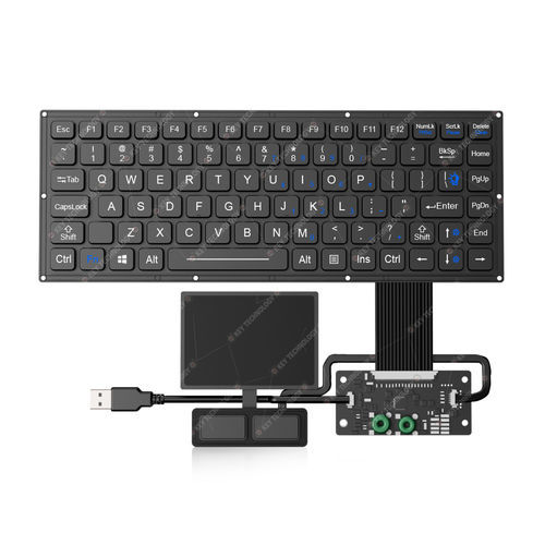 面板式键盘 - K-TEK-M280-FN-BL-FC-KC-ANA-151B+TP85+2K - Key Technology China Limited - 碳接触 / 鼠标双键 / 87键式