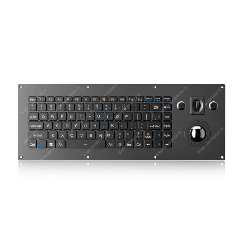 面板式键盘 - K-TEK-V405-MTB-AVR-RM-FN-BL-FC-SC-ANA-151B-BT - Key Technology China Limited - 剪刀式开关 / 86 键式 / 轨迹球