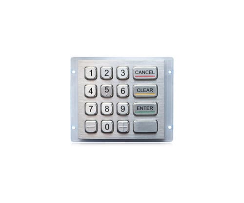 16键数字键盘 - K-TEK-A100-90KP-RP-DWP - Key Technology China Limited - 面板式 / 金属 / 不锈钢