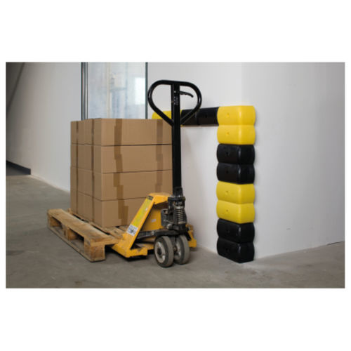 聚乙烯墙面保护 - 23096 - asecos GmbH - 工业 / 人流量密集区 / 黄色