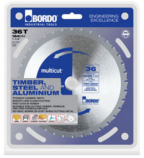 圆锯片 - Multicut series - Bordo Industrial Pty ltd - TCT / 用于钢材 / 用于有色金属