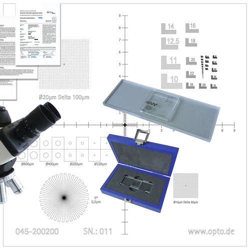 显微镜校准器 - 045-200200 - OPTO - 微米级测量